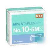 Max hd-10DF mini staples - 0.187