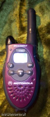 Motorola talkabout t 5320 walkie talkie 2 way radio