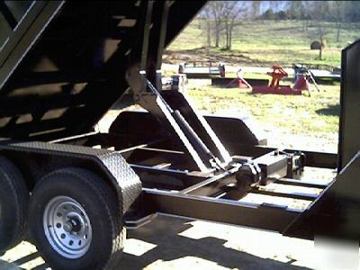 New '10 gooseneck dump trailer 7'X14'------ew trailers