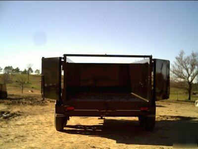 New '10 gooseneck dump trailer 7'X14'------ew trailers