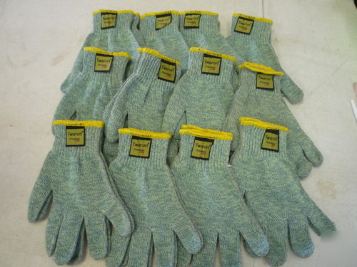 New 12 med pair of kevlar light duty work gloves
