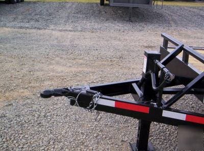 New 2010 20' tilt bed bumper pull lowboy trailers