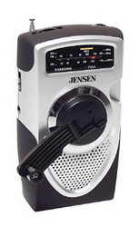New - jenson self-powered emergency am/fm weather radio
