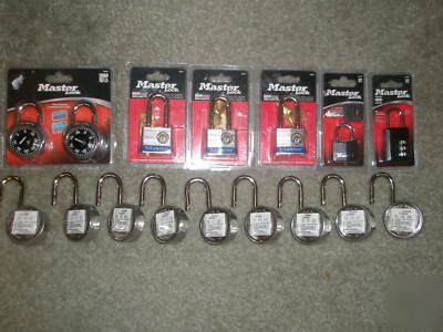 New lot of 16 different master locks all 1500T new lock