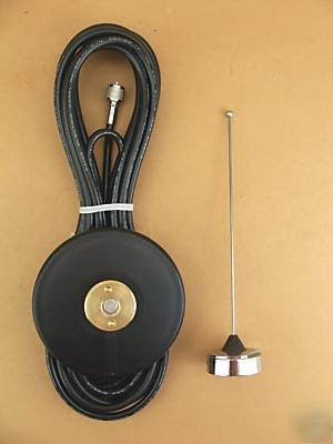 New motorola uhf / vhf magnetic mount nmo antenna kit