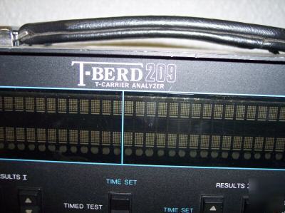 T berd 209 t-carrier analyzer unit T1/dsl