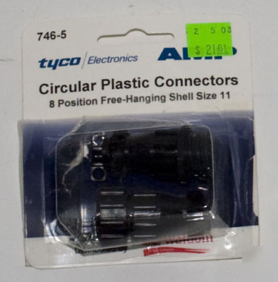 Tyco electronics 746-5 connector, 8 position, size 11