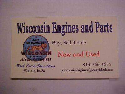 Wisconsin engines and parts