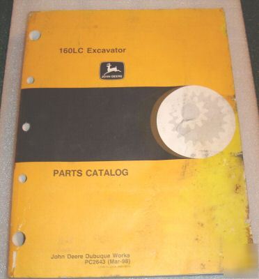 John deere 160LC excavator parts catalog jd manual book