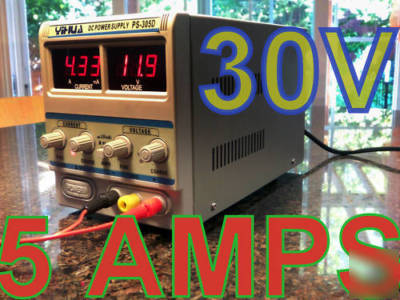 Lab variable high precision dc power supply 0-30V/0-5A