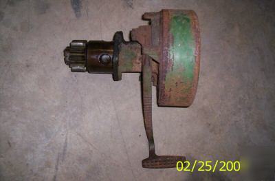 1945 john deere b left brake assy. backplate #B1897R 