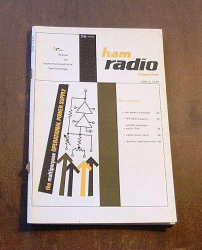 1970 apr amateur ham radio magazine shortwave technical