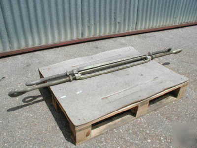 2 x large turnbuckle , extra long way of stretching