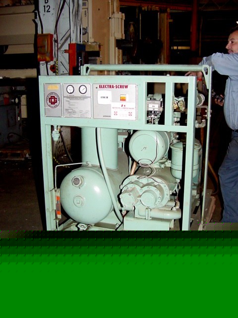 50HP gardner-denver esjaf electra-screw air compressor