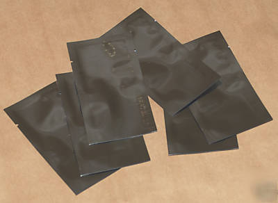 80PCS aluminium plastic poly bags 6X11CM heat sealable 