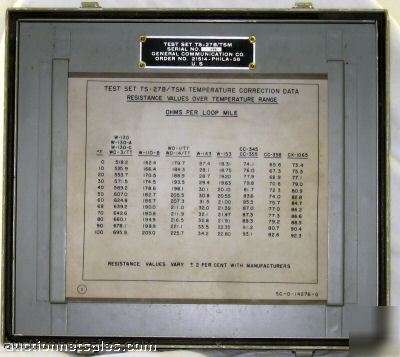 Army test set ts-27B/tsm capacitance resistance bridge