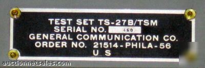 Army test set ts-27B/tsm capacitance resistance bridge