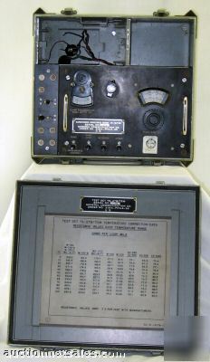 Army test set ts-27B/tsm capacitance resistance bridge