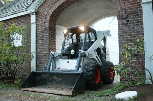 Bobcat 873 turbo skidsteer skid steer hi flow aux hydro