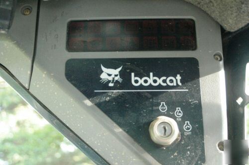 Bobcat 873 turbo skidsteer skid steer hi flow aux hydro