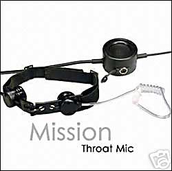 Clearercom's mission throat mic