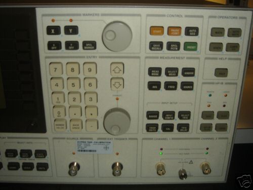 Hp agilent 3563A control system analyzer