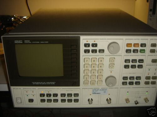 Hp agilent 3563A control system analyzer