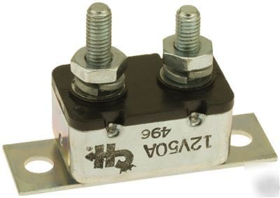 Lot 5X 12V/12 volt dc 50 amp/50A circuit breakers #265