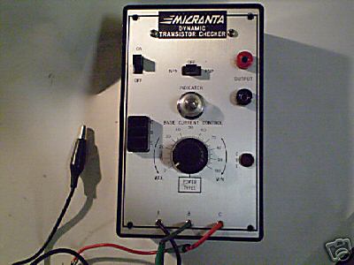 Micronta dynamic transistor checker