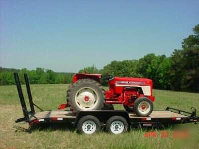 New 10,400# equipment utility tractor backhoe trailer