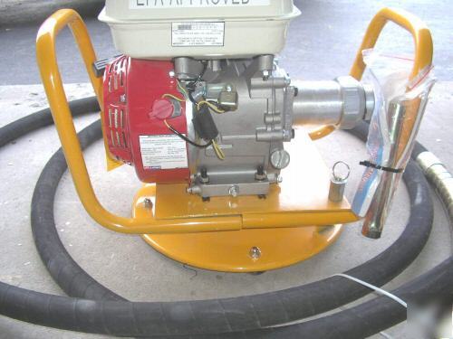 New 2007 concrete vibrator - 6.5 hp gas powered, brand 