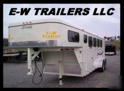 New 2010-four horse 700 deluxe--horse--stock trailers 