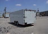 New 8 X20 enclosed auto hauler cargo utility trailer 