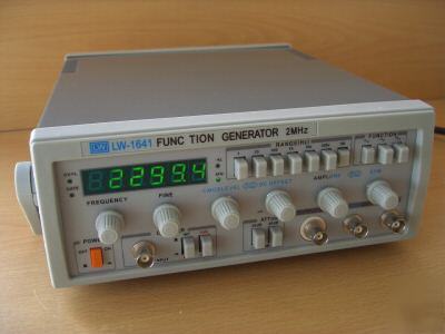 New digital display function generator, audio