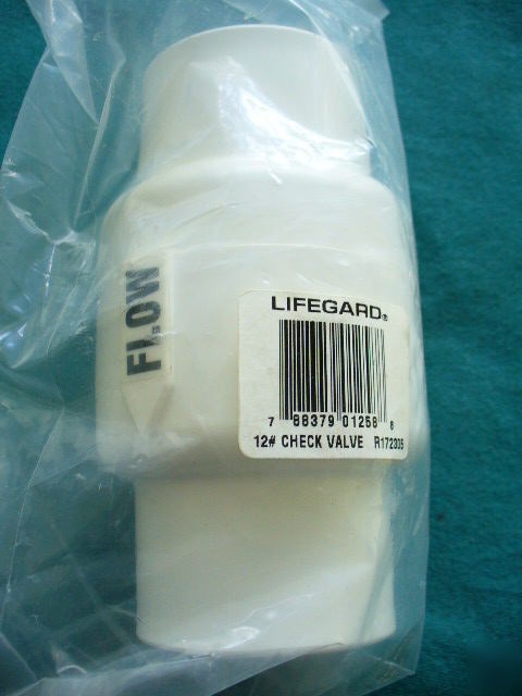 New lifegard #12 check valve R172305 part 