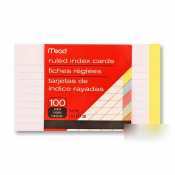 New mead colored index card - 63074