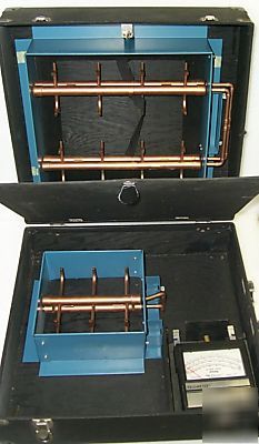 Portable air flow measuring station, - cambridge filter