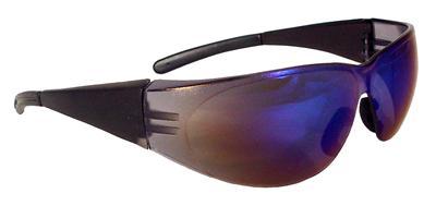 Radians illusion blue mirror lens safety glasses Z87.1