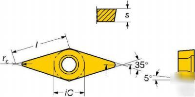 Sandvik VBMW332 S0320 grade cbn insert (1 / pkg)