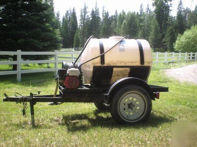 Trailer mounted tank\sprayer