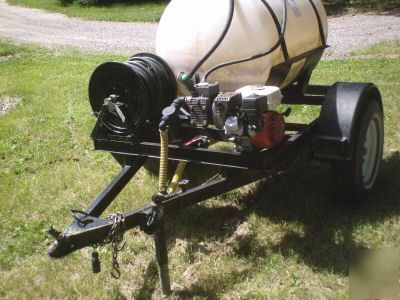 Trailer mounted tank\sprayer