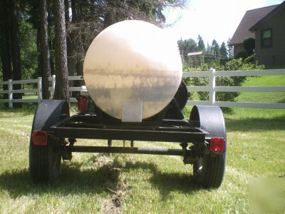 Trailer mounted tank\sprayer