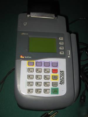 Verifone omni 3210 credit cardterminal