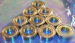 10 steel/metal 6002ZZ 15X32X9 shielded ball bearings