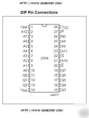 2764 eprom programmed to your liking 8KX8 (your code)