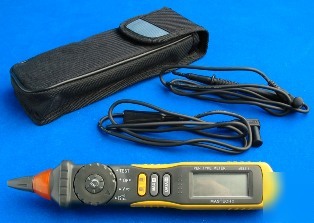 Compact pen multimeter non-contact ac voltage detector