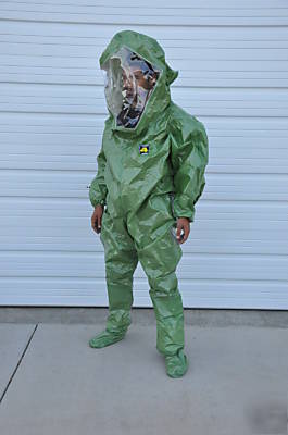 Dupont kappler tychem CPF4 level b hazmat splash suit