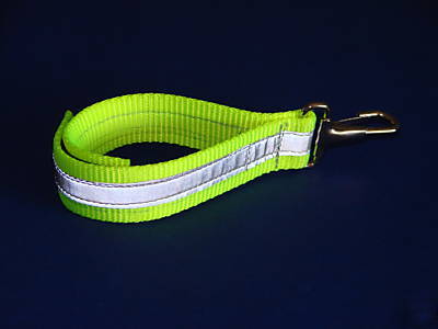 Firefighter glove strap 3M reflective sav-a-jake yellow