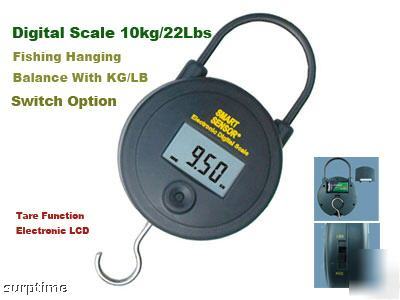 New -digital scale 10KG/22LBS fishing hanging balance