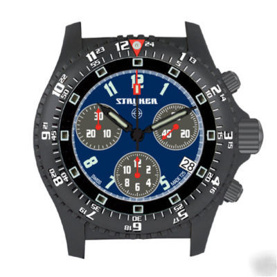 Stryker watch - military analog quartz chrono WMC0004